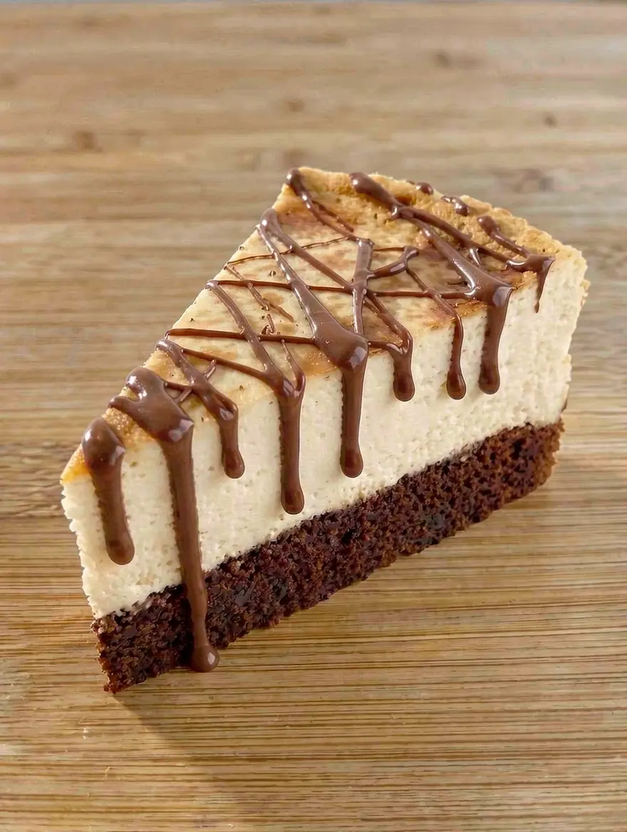 tarta de queso y brownie
